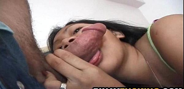  Jhen Uses Her Asian Lips To Please A White Dick
